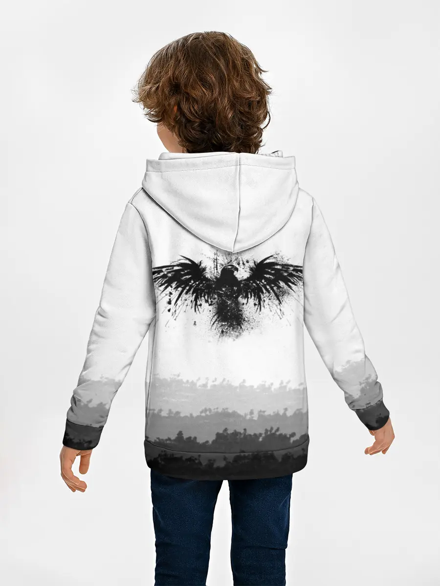 Детское худи / ЧЁРНЫЙ ВОРОН