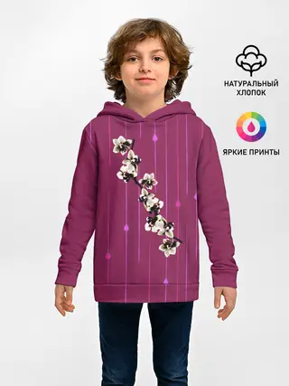 Детское худи / Орхидеи