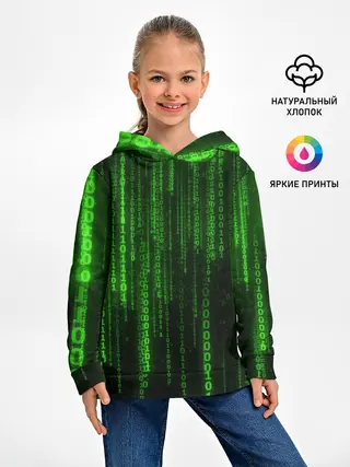 Детское худи / Двоичный код