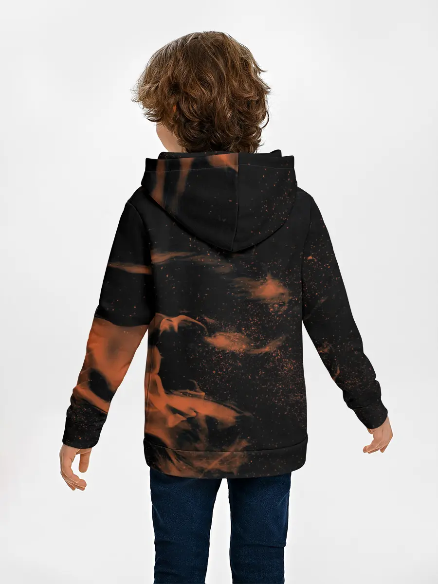 Детское худи / Чёрный клевер удар Аста мечом