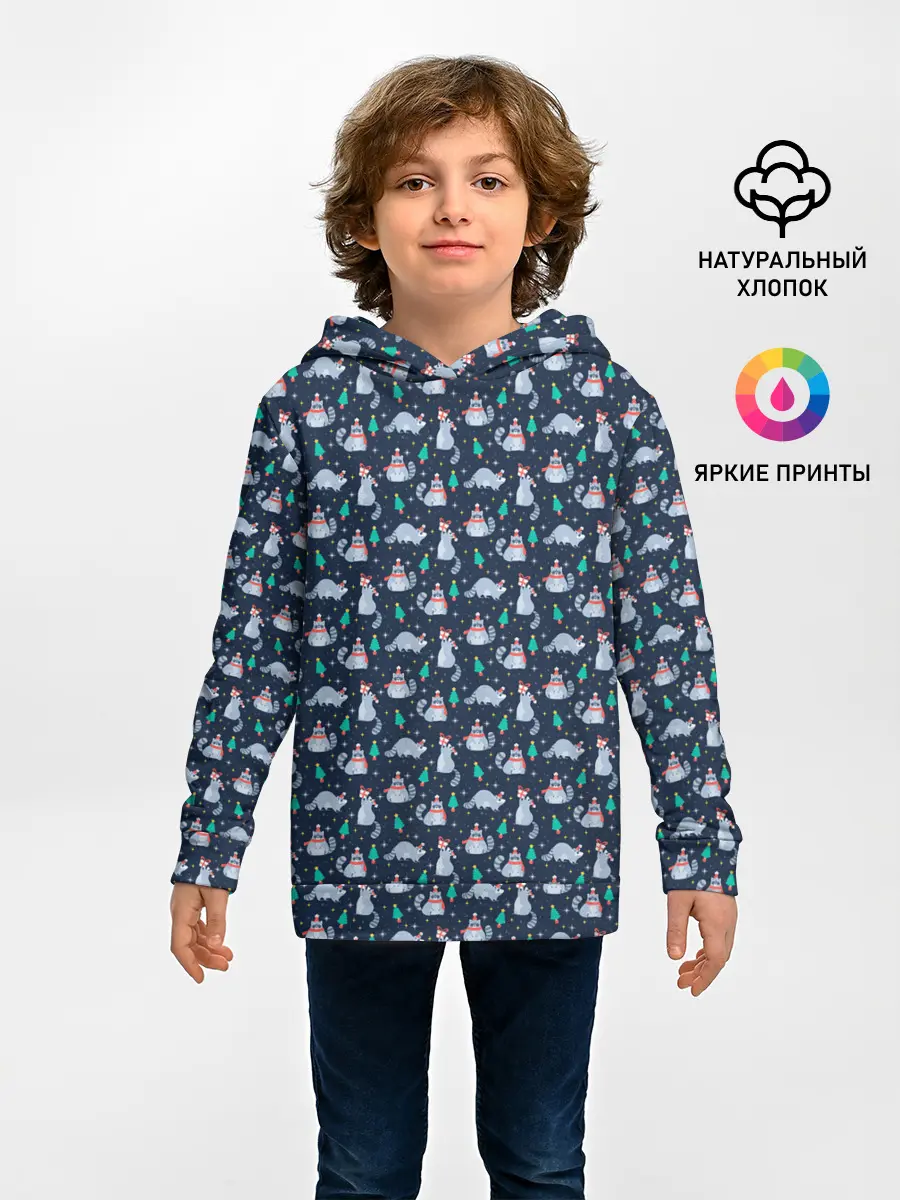 Детское худи / НОВОГОДНИЙ ЕНОТ | COON
