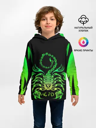 Детское худи / Acid scorpion