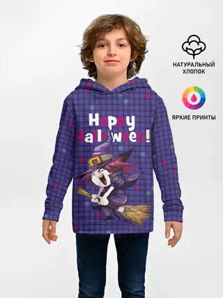 Детское худи / Ведьма летит на метле