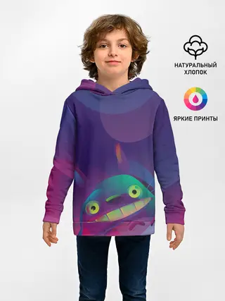 Детское худи / Тоторо выглядывает