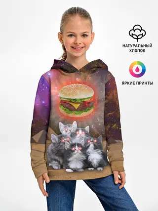 Детское худи / Египетские Коты
