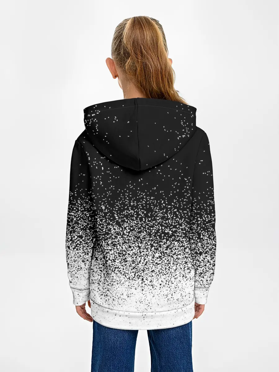 Детское худи / BLACK AND WHITE ABSTRACTION