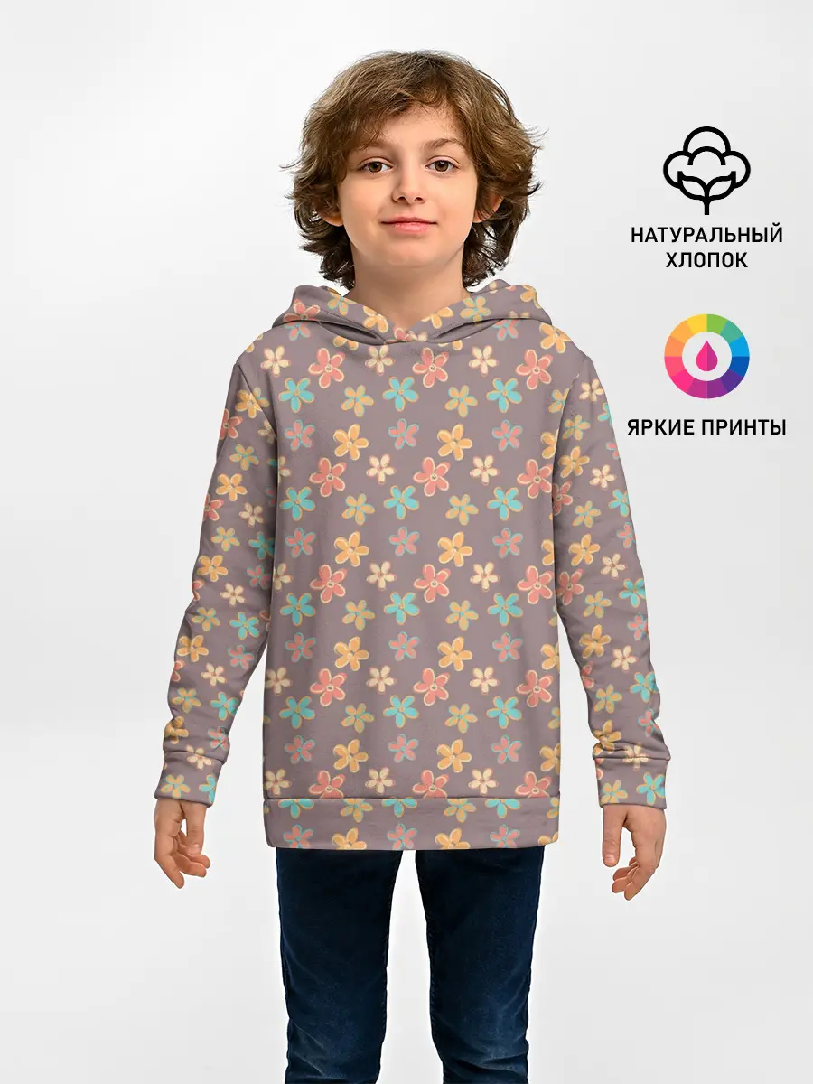 Детское худи / Цветы | Разные