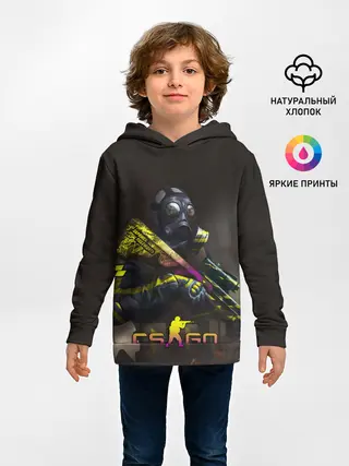 Детское худи / CS:GO ЗАРЯЖЕН ПОБЕЖДАТЬ