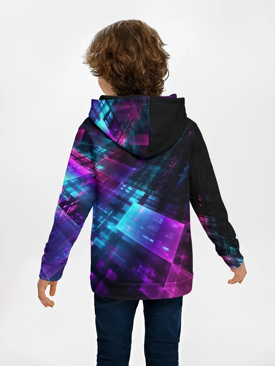 Детское худи / НЕОНОВАЯ АБСТРАКЦИЯ