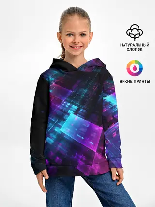 Детское худи / НЕОНОВАЯ АБСТРАКЦИЯ
