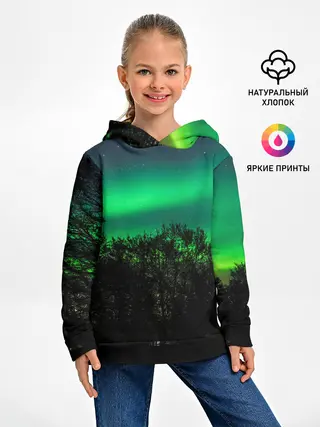 Детское худи / Северное сияние