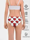 Трусы для девочек / Пиксельные сердечки