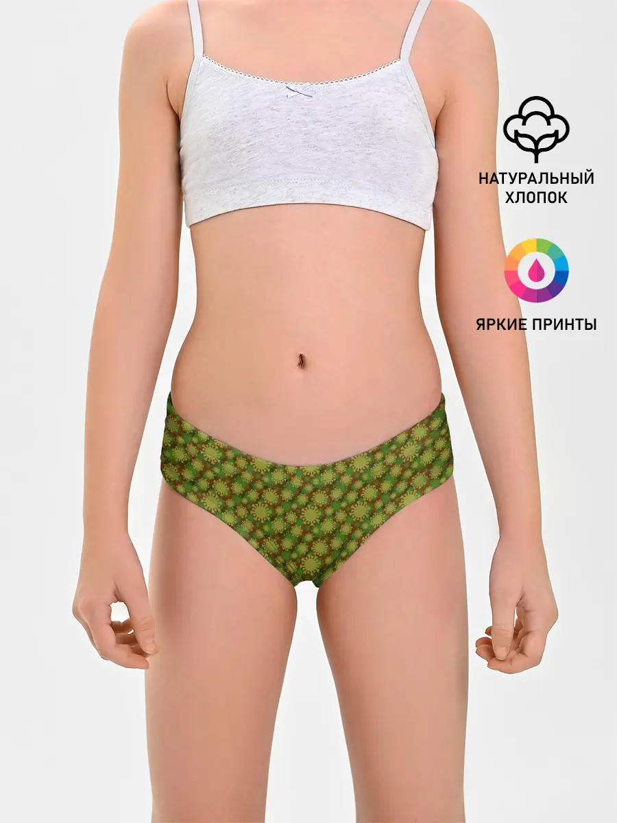 Трусы для девочек / КоронаВирус