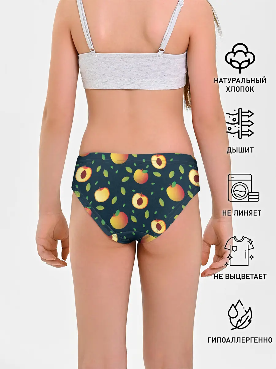 Трусы для девочек / Фруктовый арт