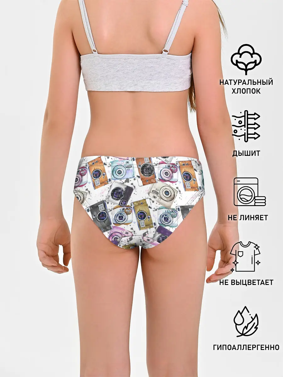 Трусы для девочек / Старинные фотоаппараты