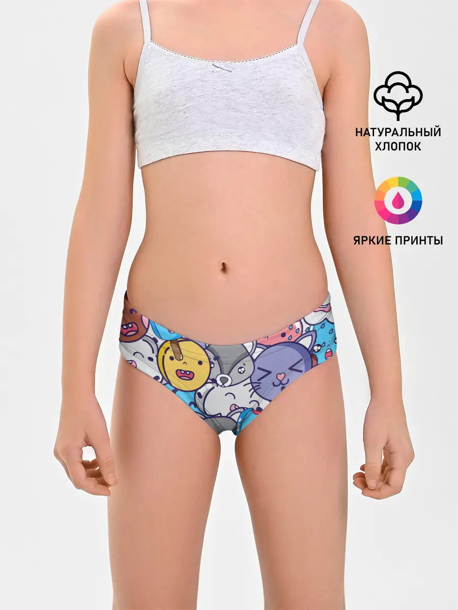 Трусы для девочек / Текстура