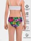 Трусы для девочек / Цветочный фон | Пляжная