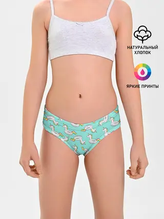 Трусы для девочек / Единорог | Круг