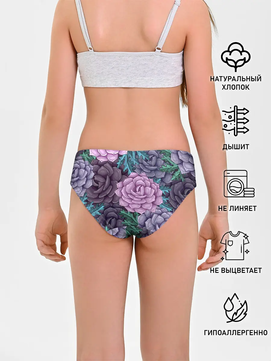 Трусы для девочек / Цветы