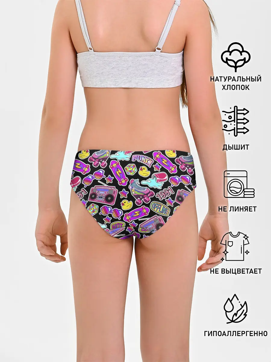 Трусы для девочек / Back to 90