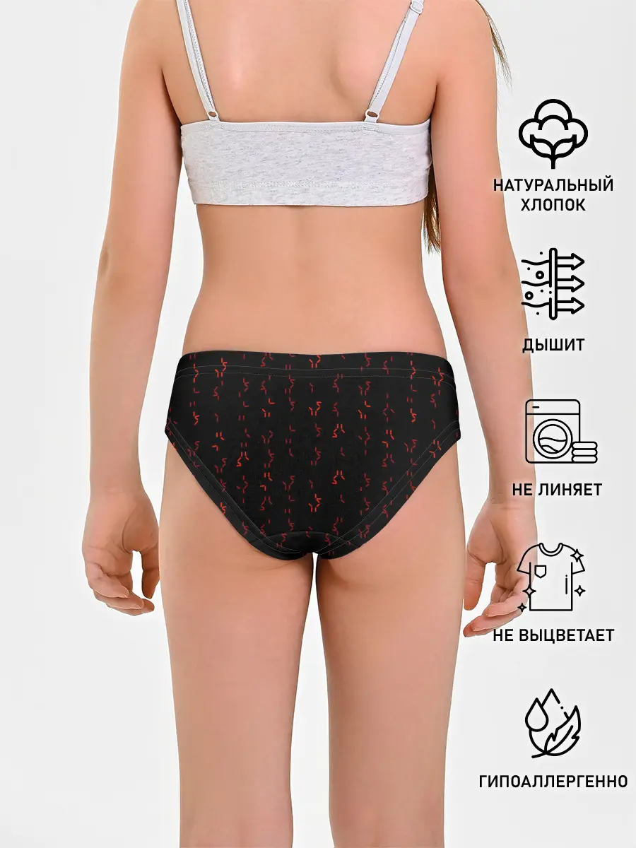 Трусы для девочек / Алфавит хищников