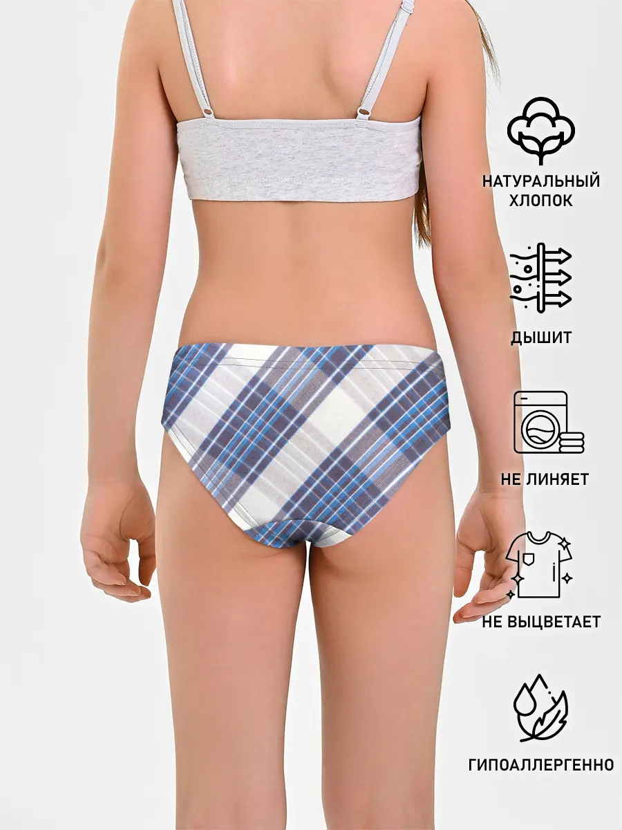 Трусы для девочек / Шотландка | Scottish | Tartan