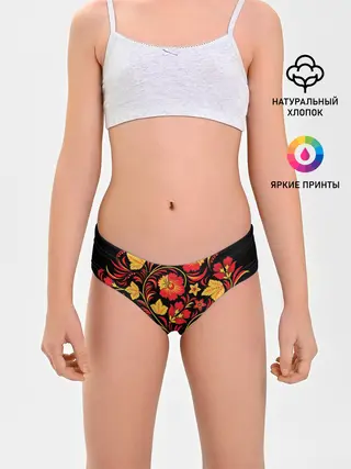 Трусы для девочек / Хохлома