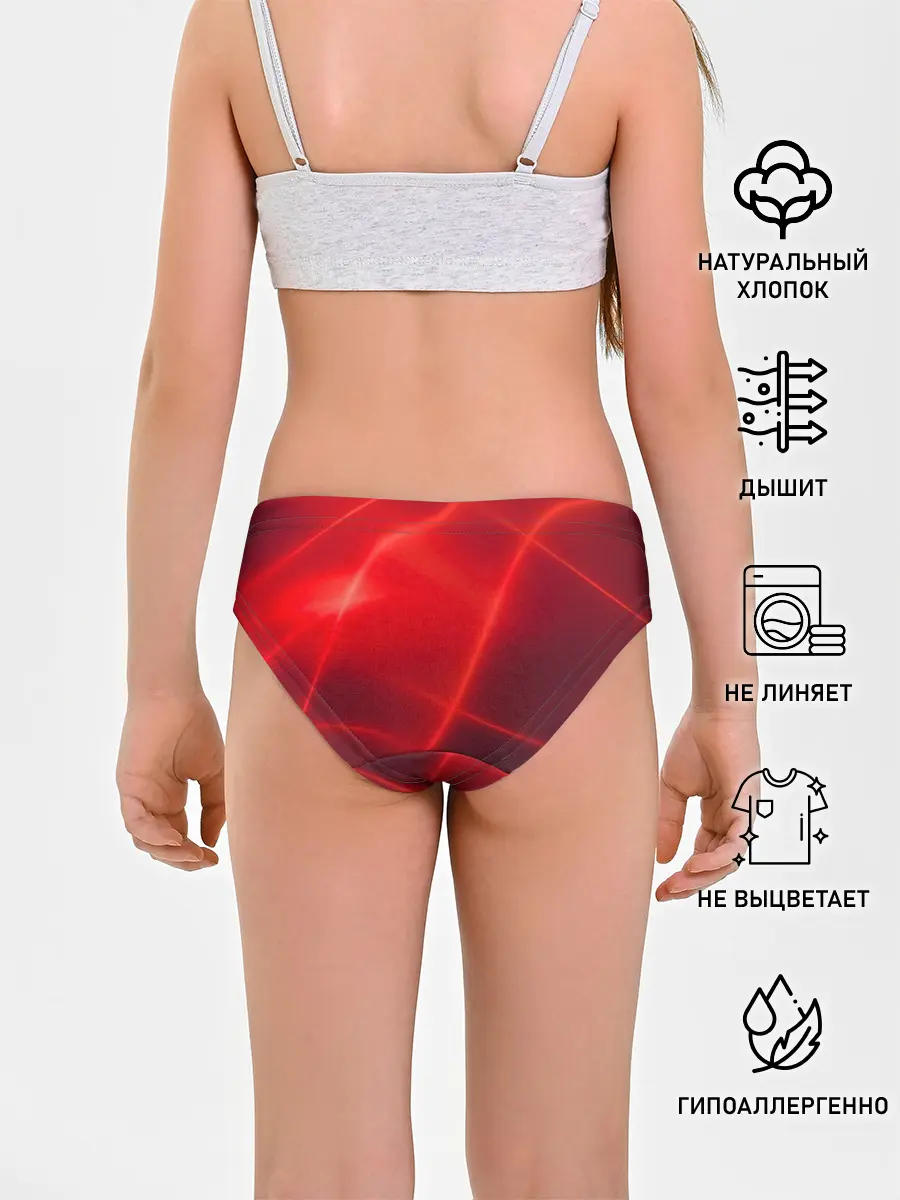 Трусы для девочек / Плавные Линии