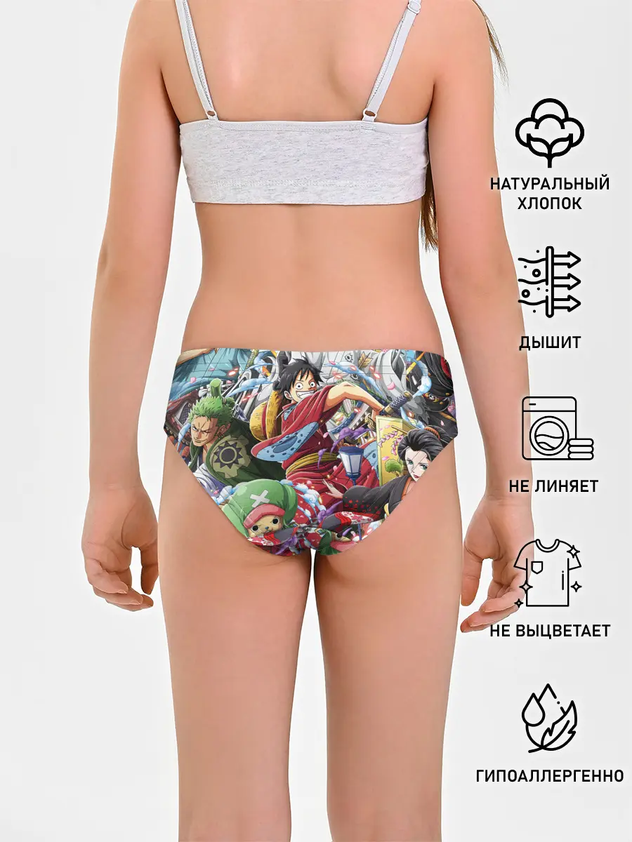 Трусы для девочек / One Piece стикербомбинг
