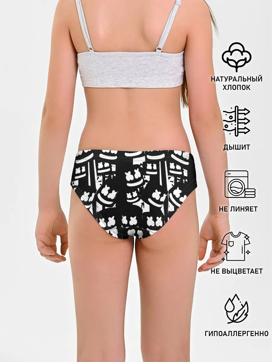 Трусы для девочек / Marshmello