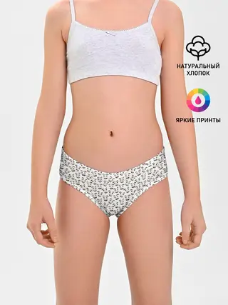 Трусы для девочек / Рожицы