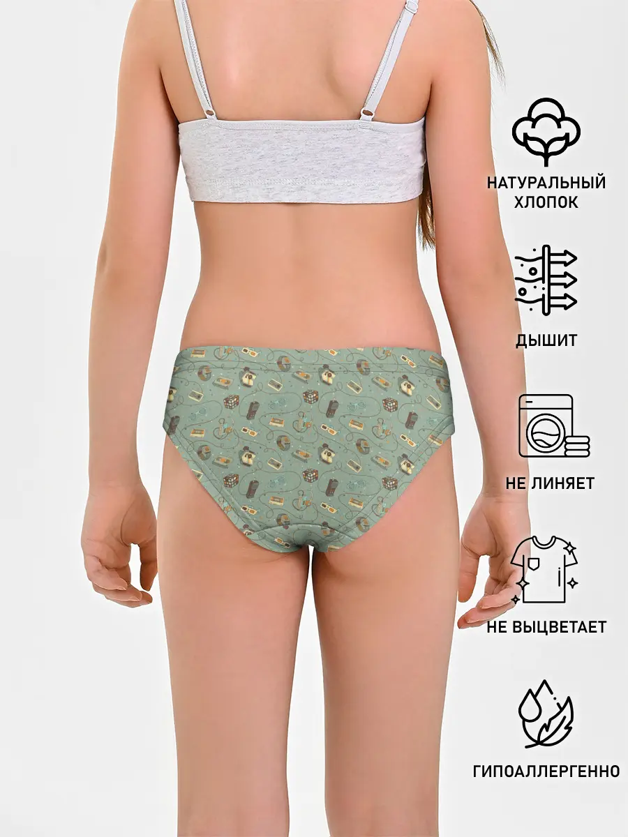 Трусы для девочек / Oldschool pattern