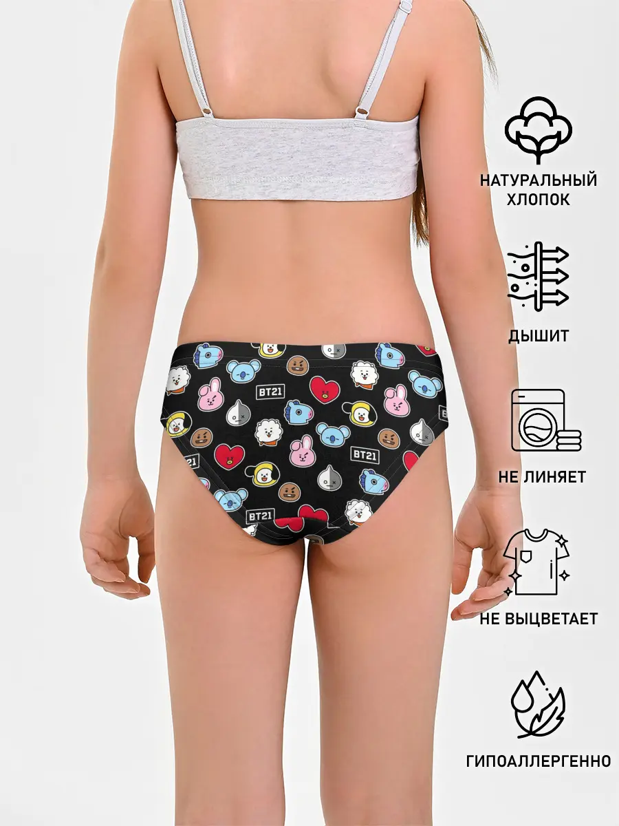 Трусы для девочек / BT21 | BTS | БТС | BANGTAN BOYS