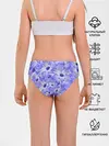 Трусы для девочек / Синие Цветы