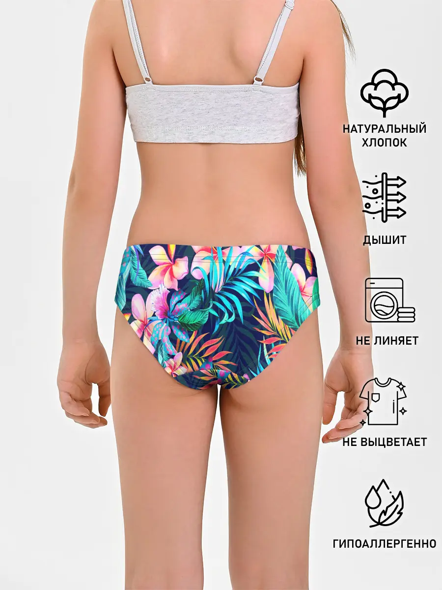 Трусы для девочек / TROPIC FLOWER