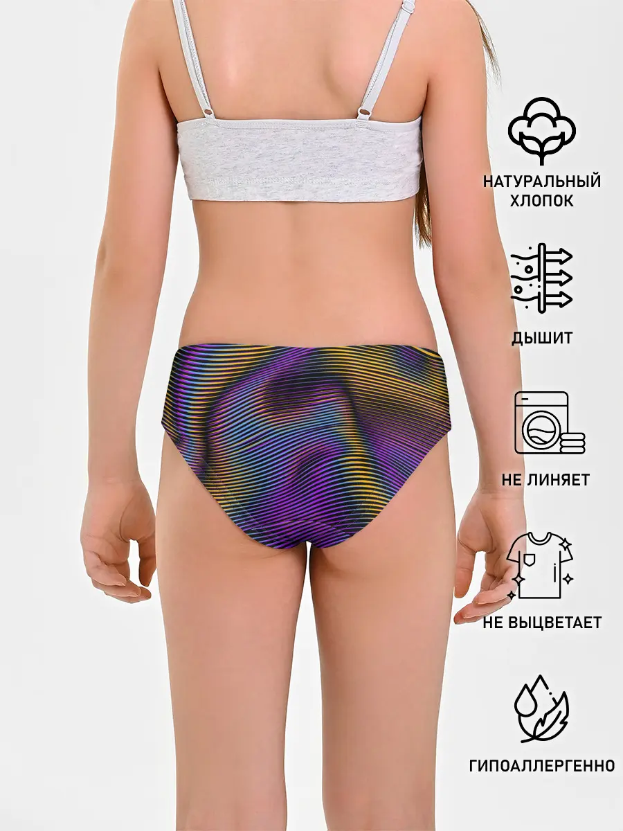 Трусы для девочек / Современная абстракция