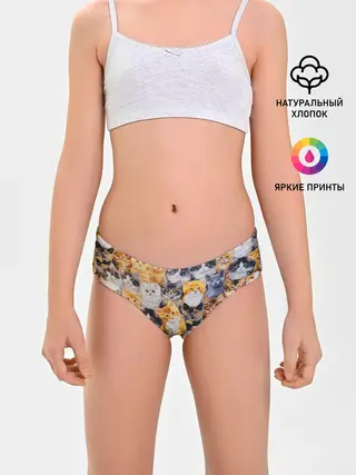 Трусы для девочек / КОТЯТКИ