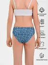 Трусы для девочек / Снежные Узоры на Новый Год
