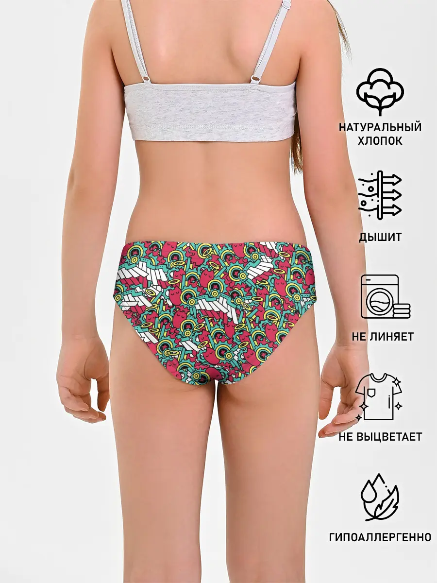 Трусы для девочек / РЭКИ КЯН ПАТТЕРН | SK8