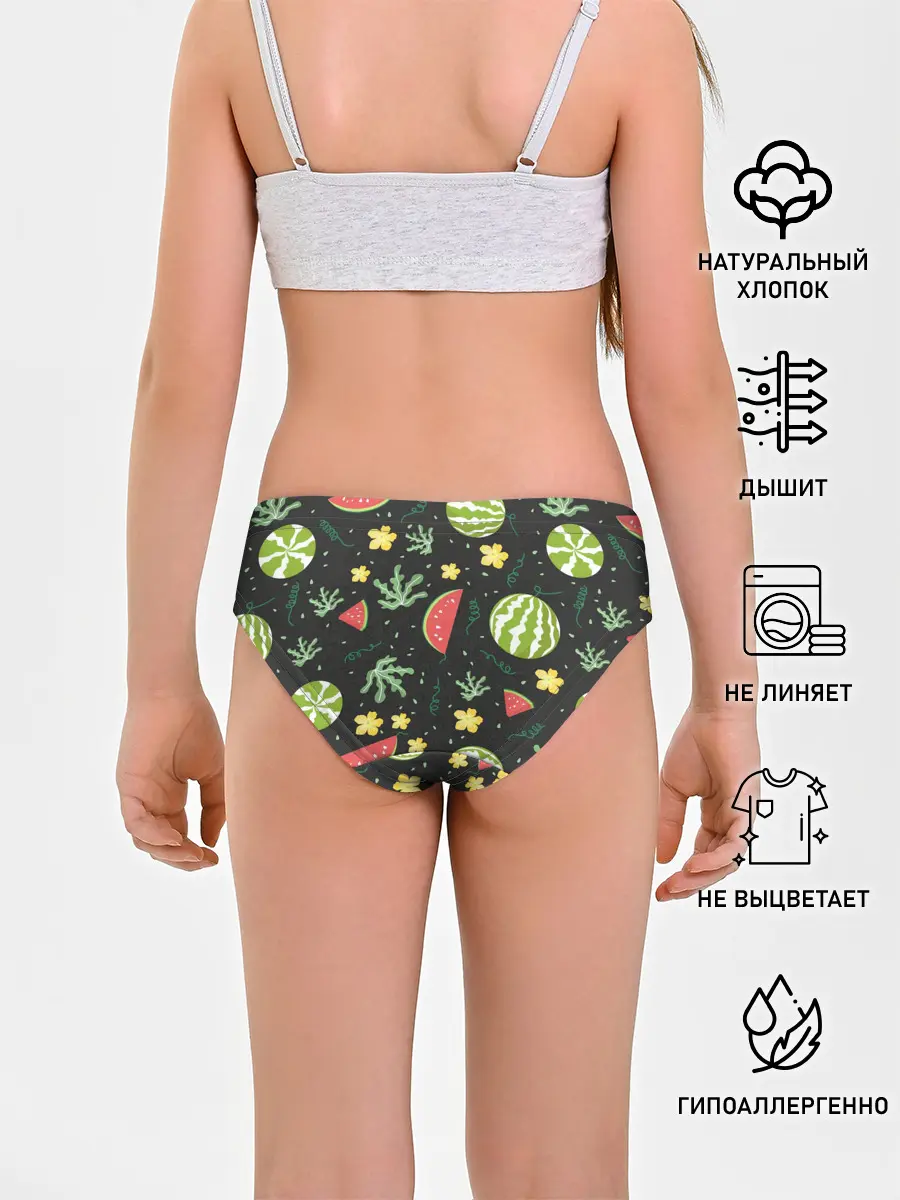 Трусы для девочек / Арбузики