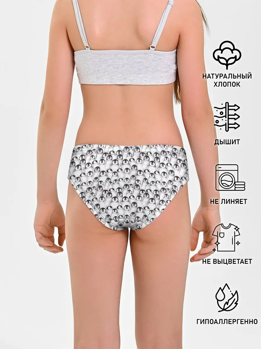 Трусы для девочек / Пингвинчики