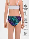 Трусы для девочек / ЛОГОТИПЫ РОК ГРУПП НЕОН
