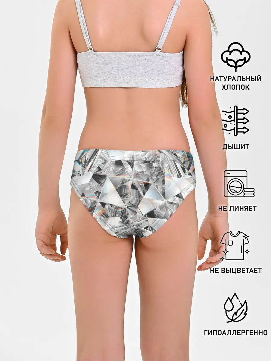 Трусы для девочек / зеркальный калейдоскоп