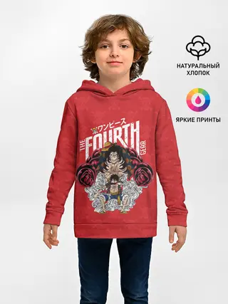 Детское худи / Луффи | резиновый Лу One Piece