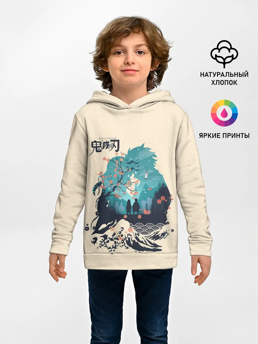 Детское худи / Танджиро и Незуко Kimetsu no Yaiba