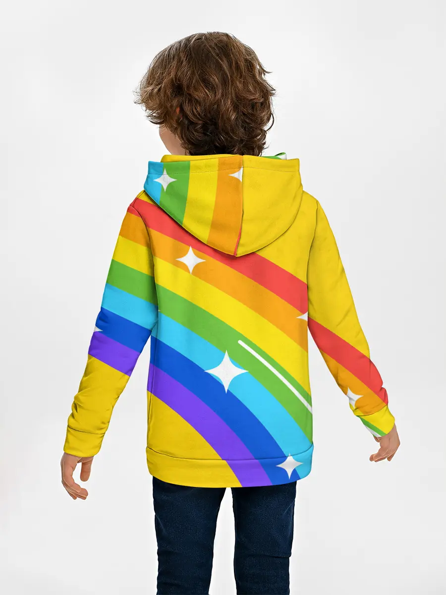 Детское худи / AMONG US - Радужный