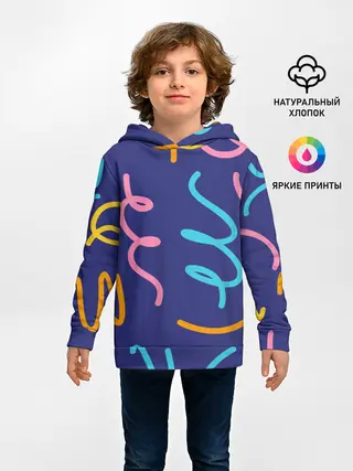 Детское худи / Одноцветная ячейка