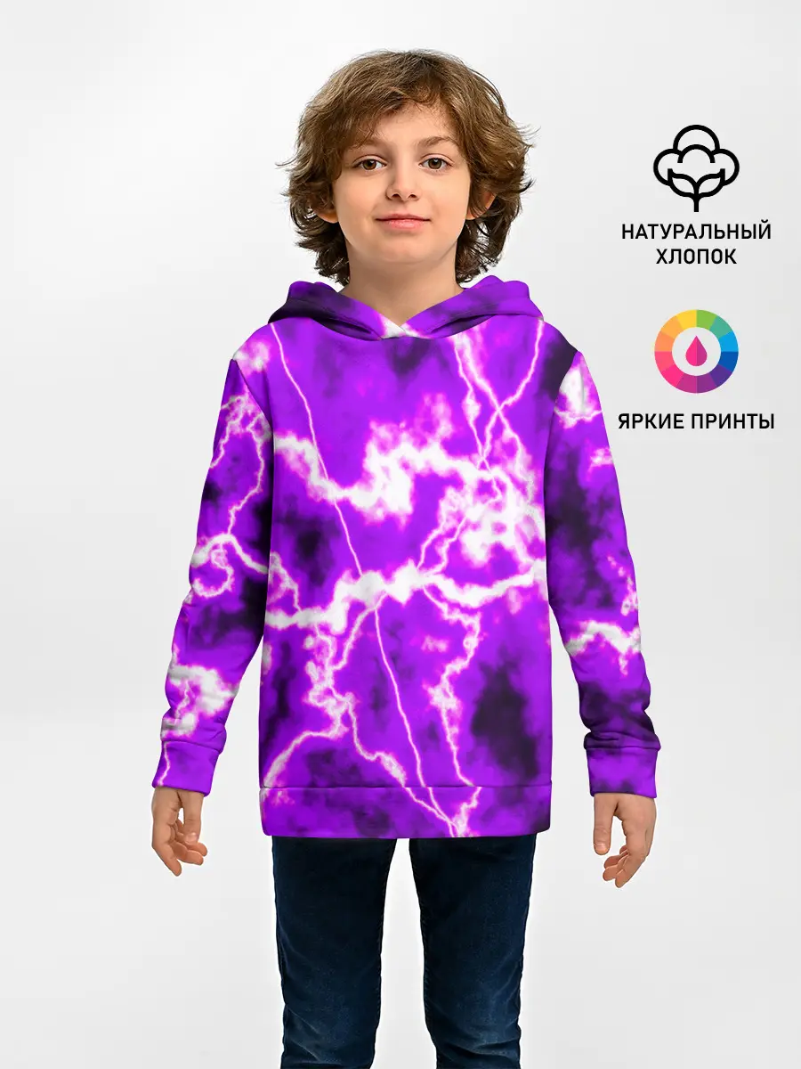Детское худи / НЕОНОВАЯ СТИХИЯ