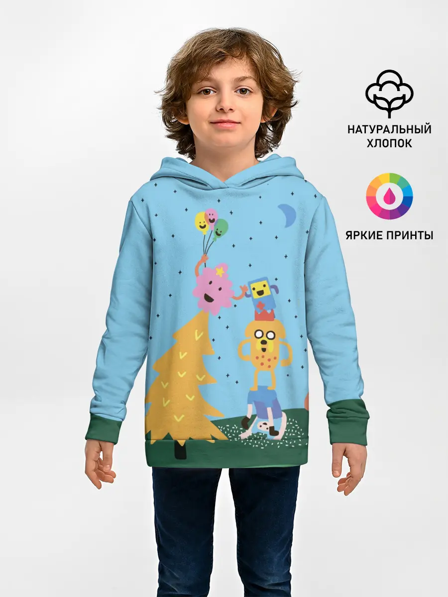Детское худи / Время приключений Ёлка