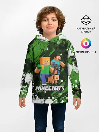 Детское худи / Minecraft / Майнкрафт